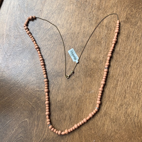 J crew tan necklace NEW - Picture 1 of 3